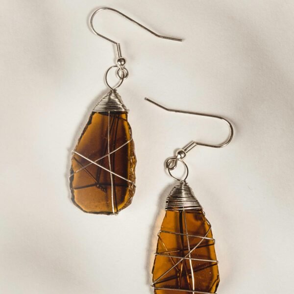 Tumbled Glass Earrings