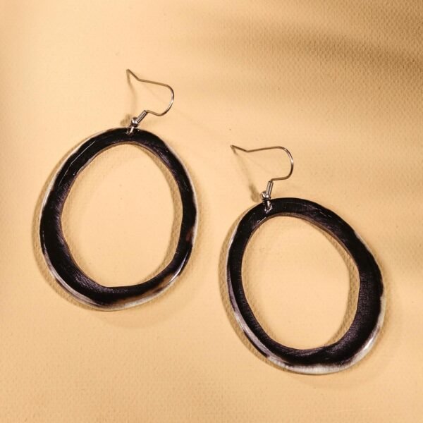 Horn Hoop Earrings