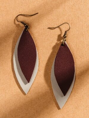 Ashley Leather Earrings